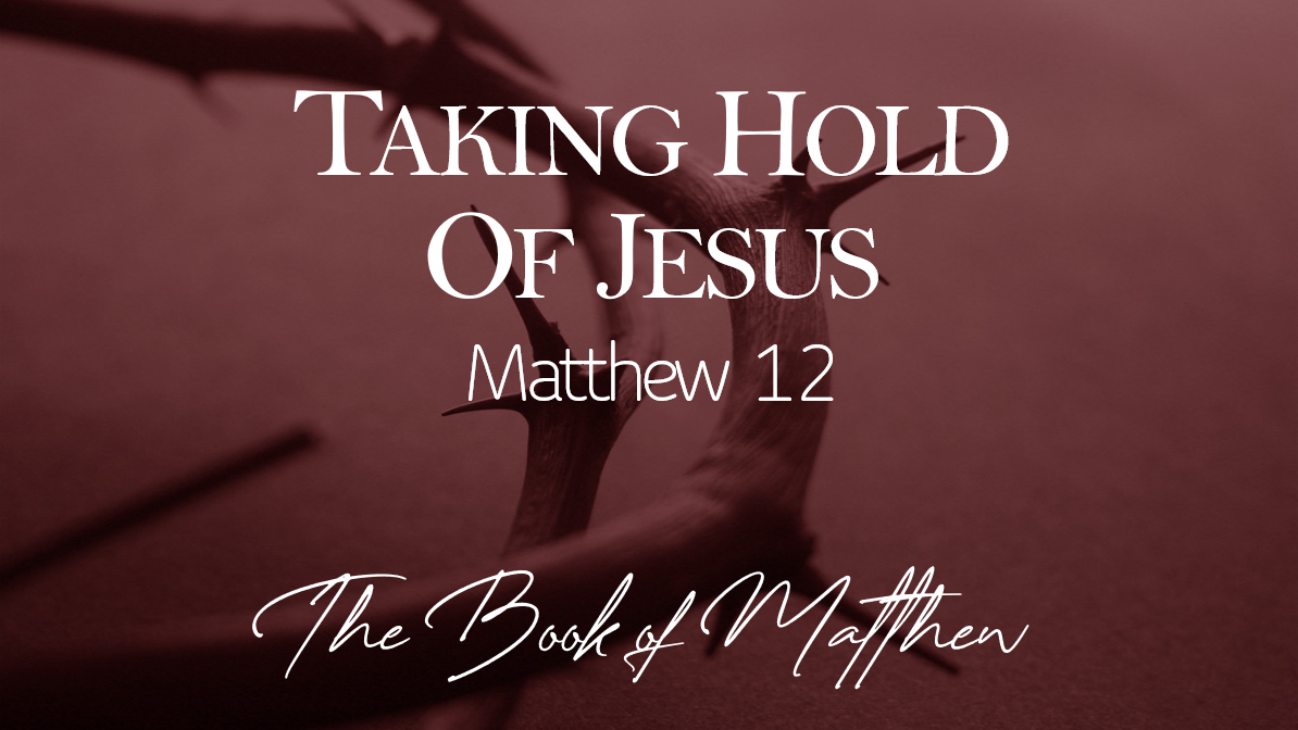 Taking hold of Jesus