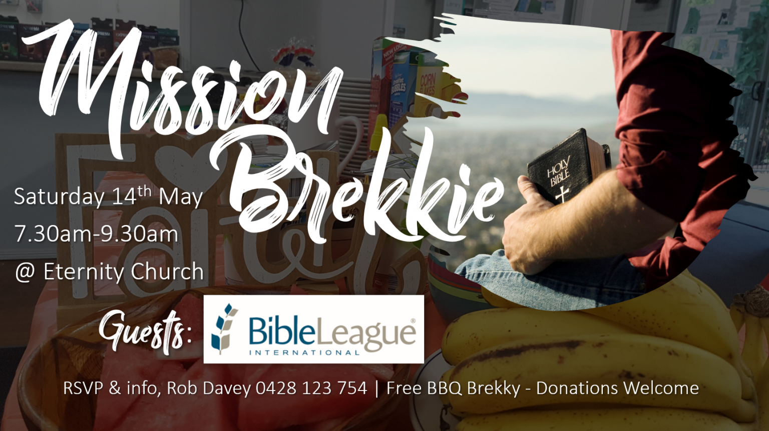MISSION BREKKIE - Saturday May 14th